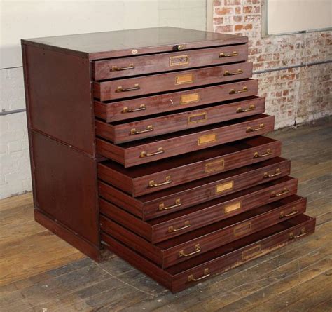 vintage steel file cabinet|vintage flat file cabinets.